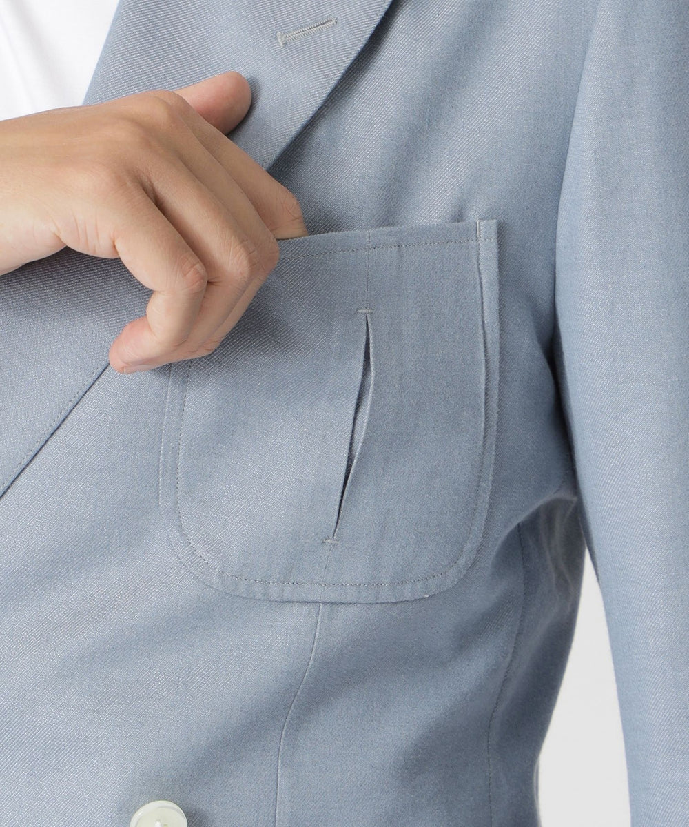 数量限定】【COLLECTION LINE】リネンコットンミックスレーヨンダブル