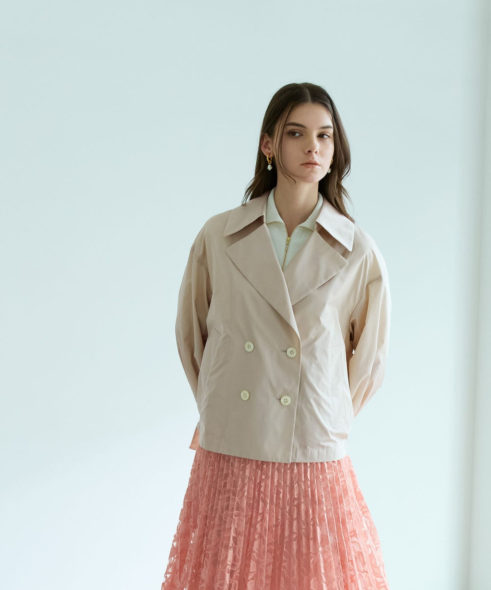 ライトメモリータフタ ショートトレンチコート(コート)｜EPOCA(エポカ