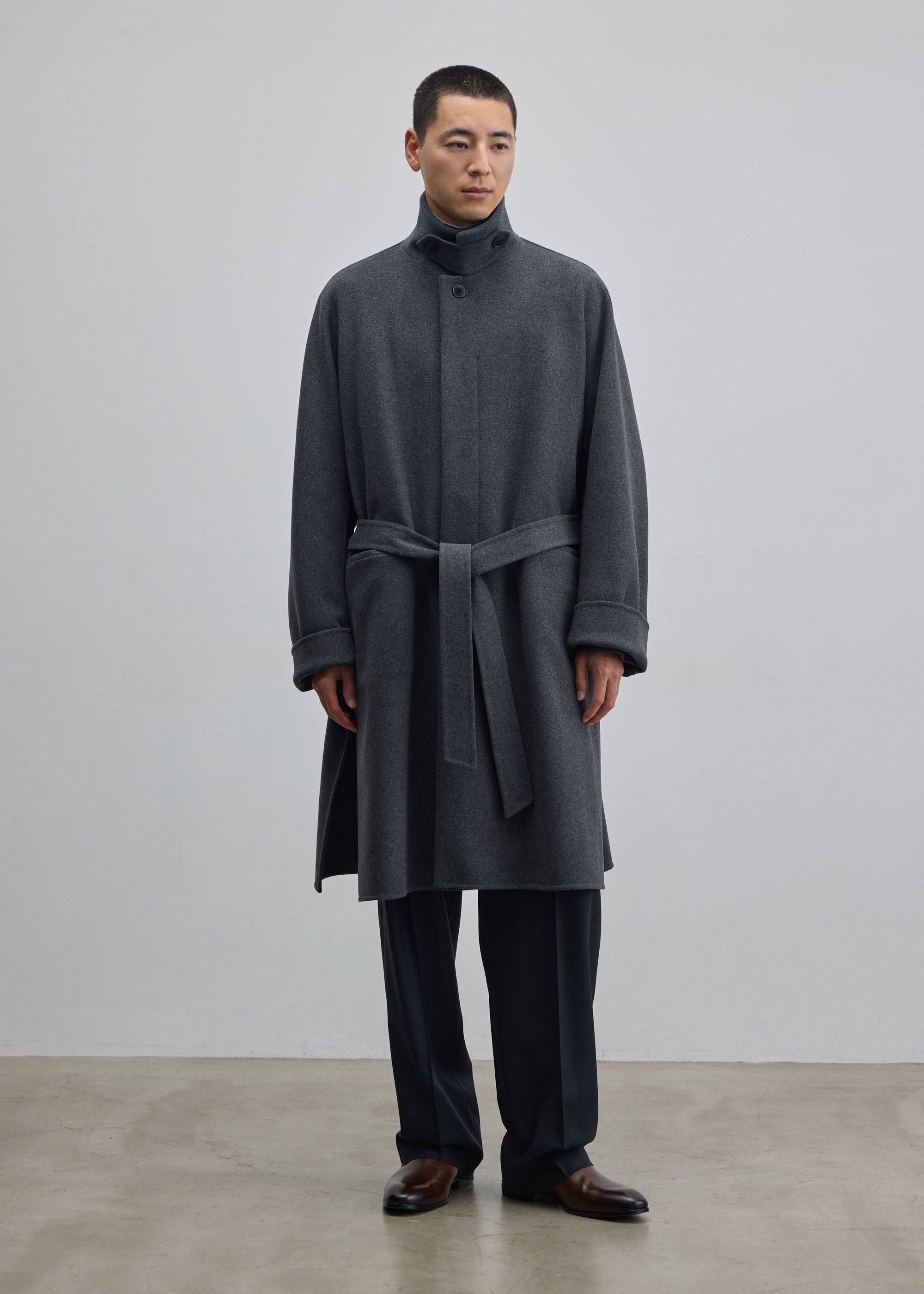 スーパー140メルトンバルマカーンコート｜SOÉJU k - SOÉJU online store