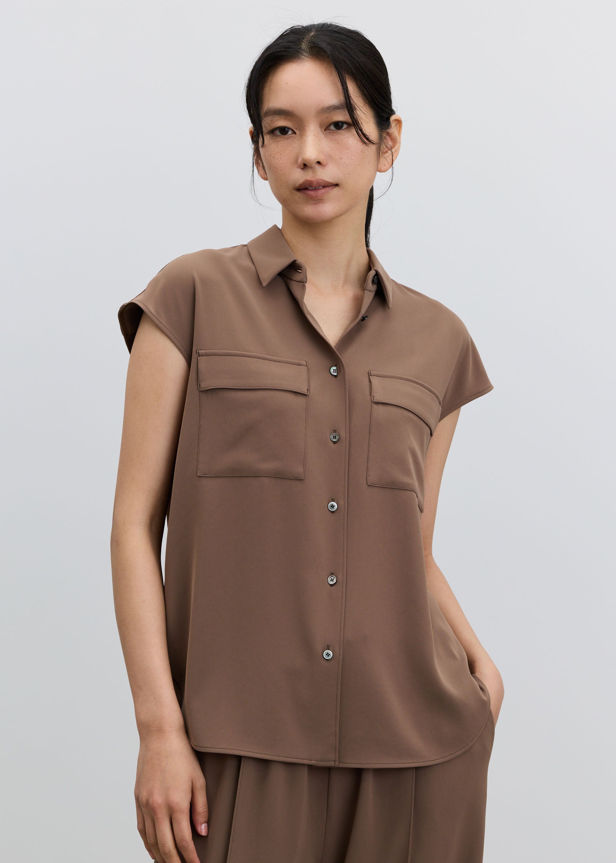 ヴィンテージサテンシャツ - SOÉJU online store｜上質な大人の女性の