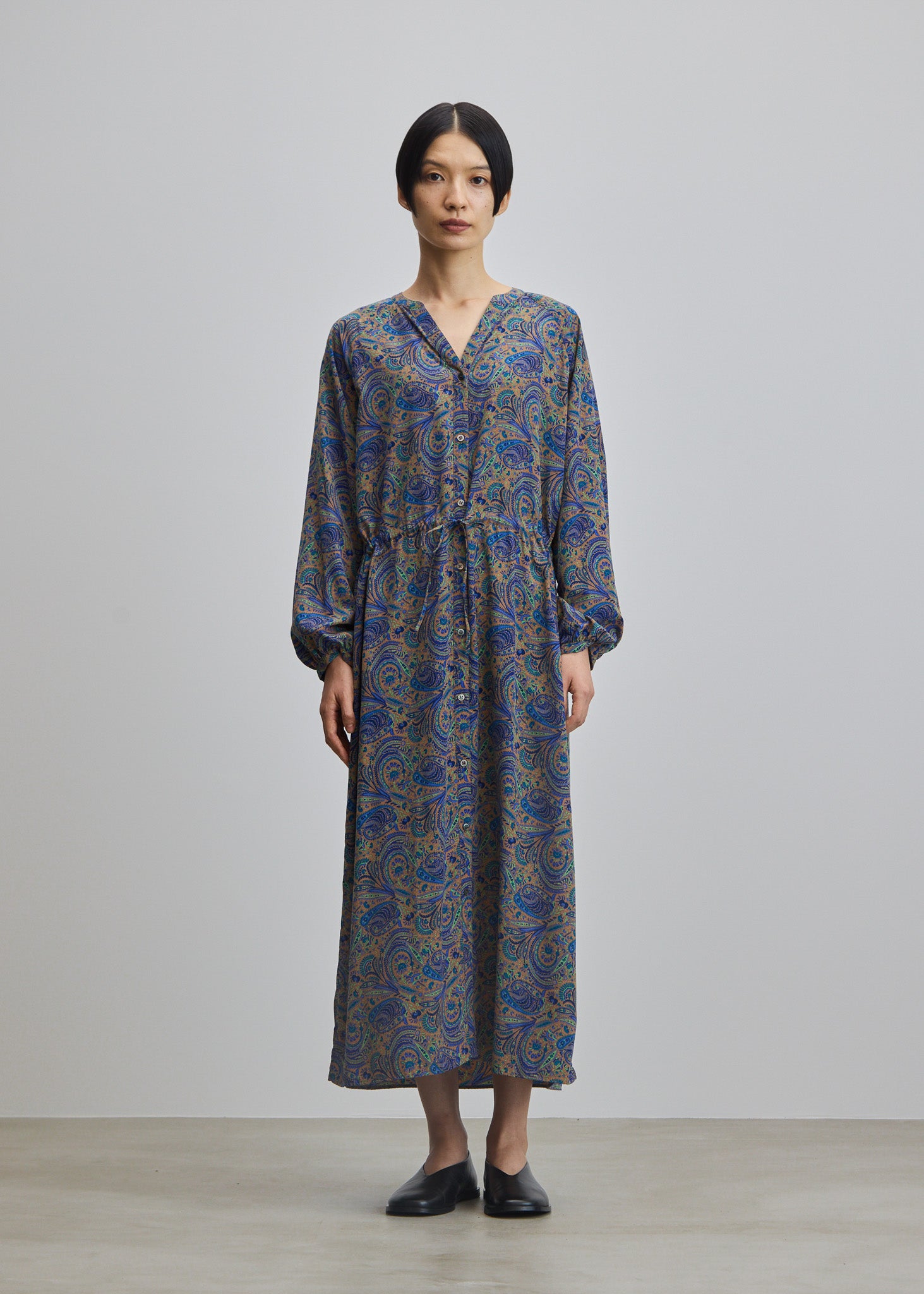 ペイズリー柄ワンピース - SOÉJU online store｜上質な大人の女性の