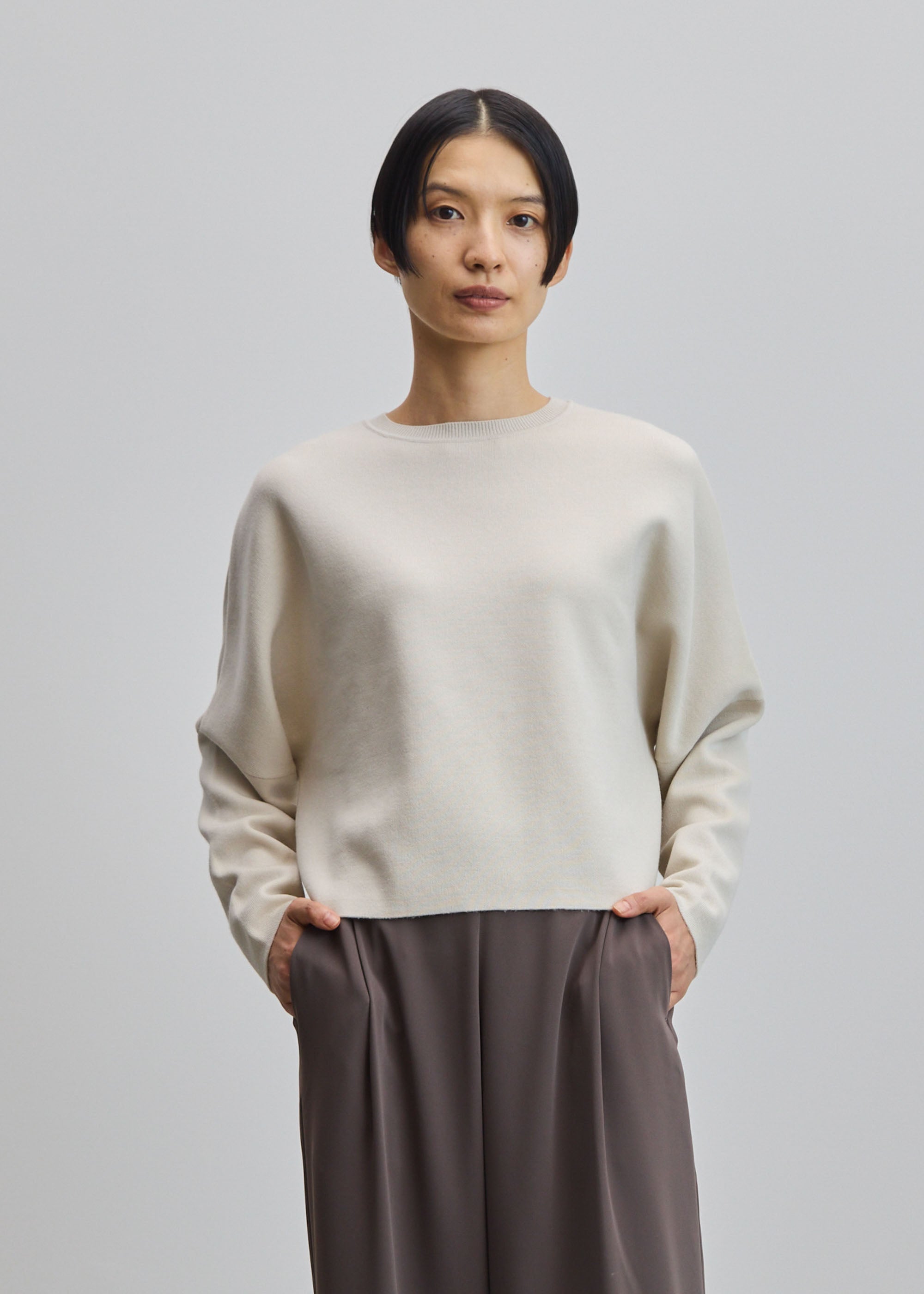 スウェットライクショートプルオーバー - SOÉJU online store｜上質な