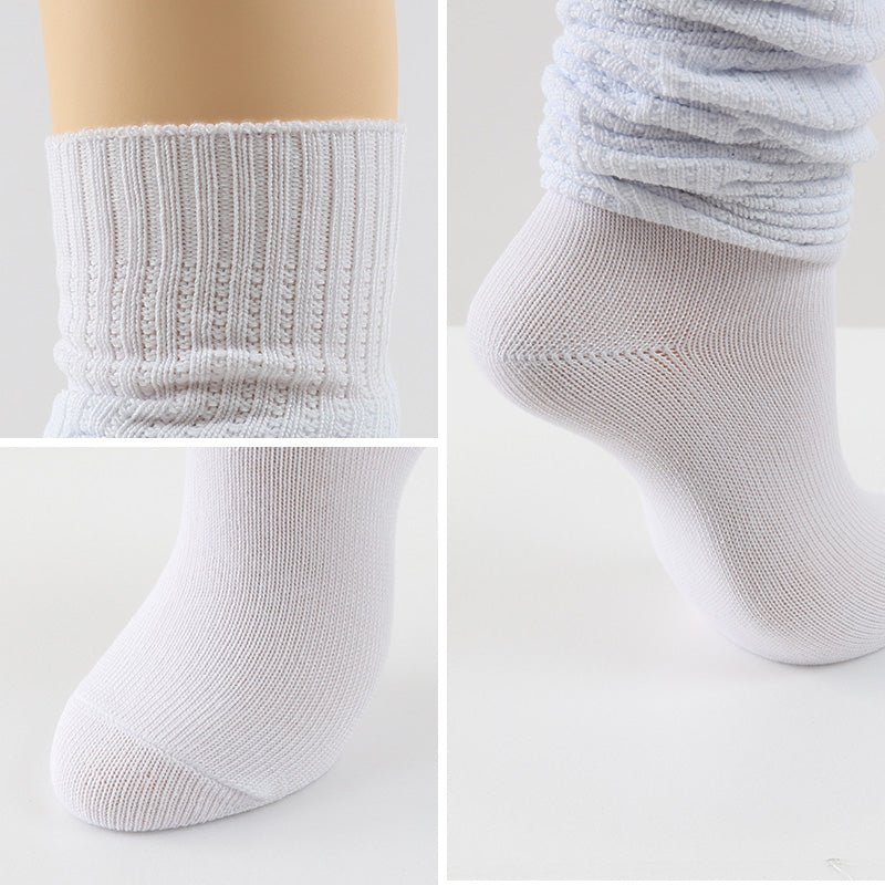 ルーズソックス 60cm丈 80cm丈 90cm丈 白 23-25cm 靴下 レディース