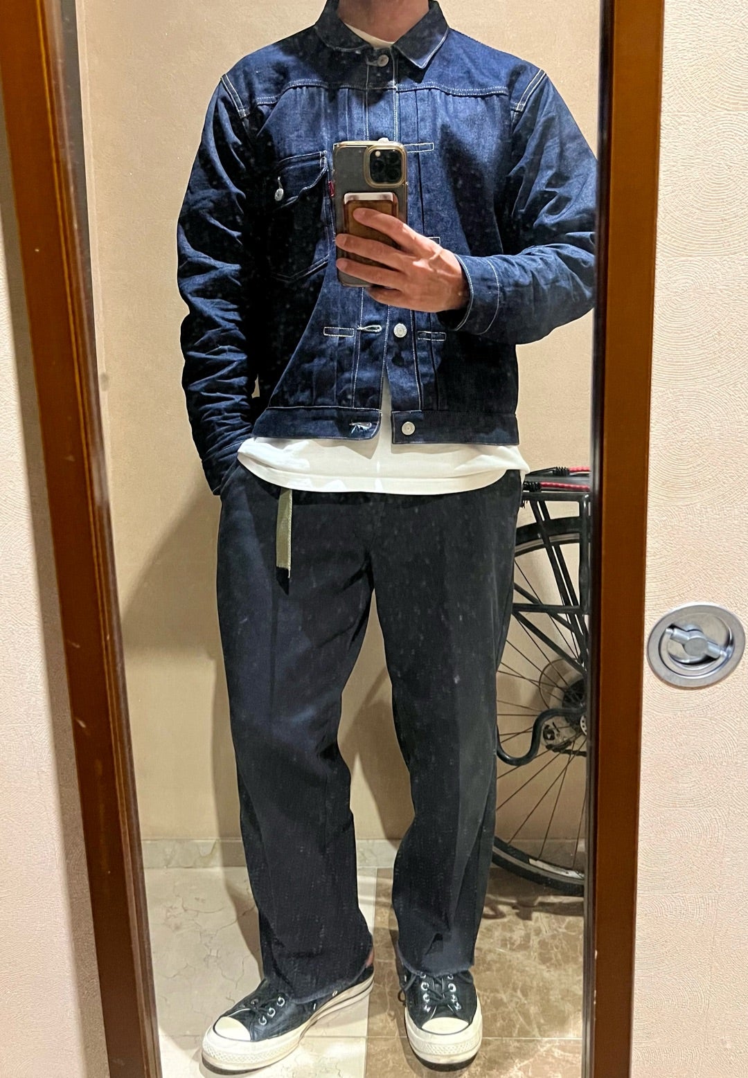 LVCファーストデニムジャケット成長日記①初洗濯を終えて••• | 大人の