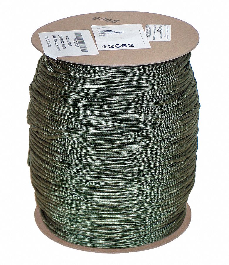 ABILITY ONE, Braid, 3/16 in Dia, General Purpose Utility Rope