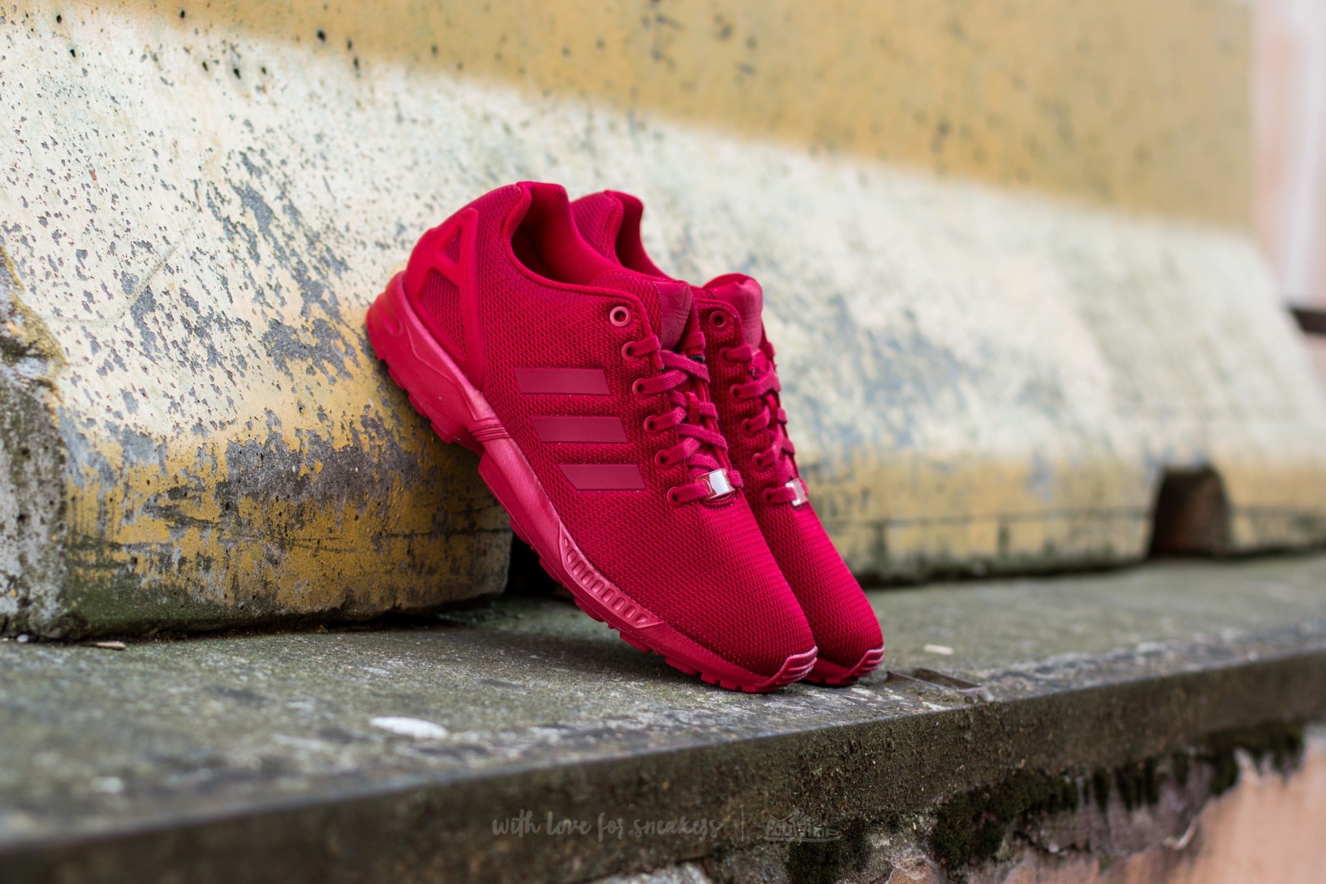 FLUX RL L 赤 レッド RED adidas ZX Flux Red/Core Black | Hypebeast