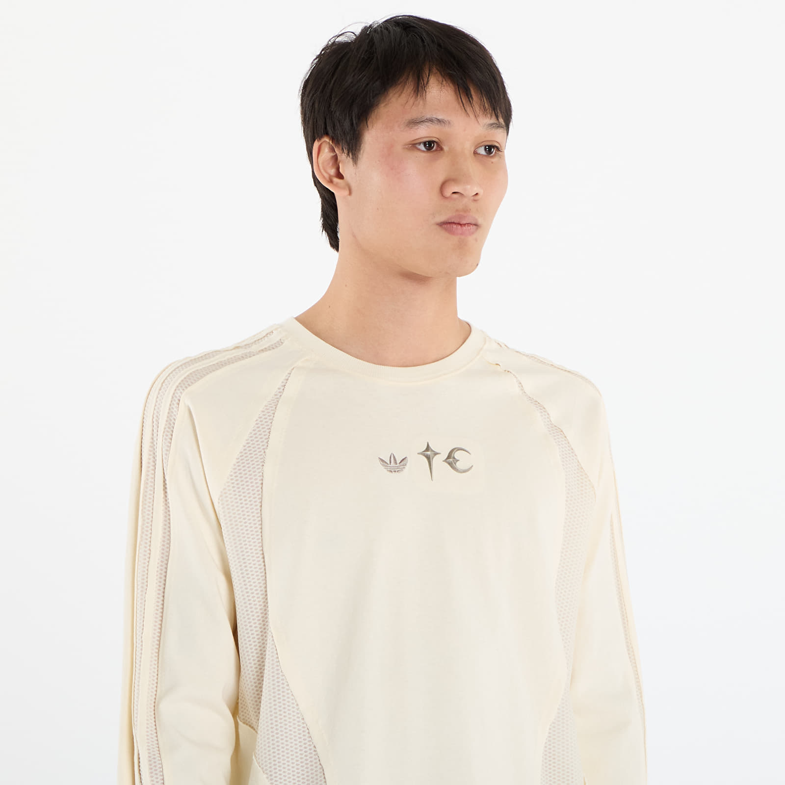 T-shirts adidas x Thug Club Teamgeist T-Shirt Ls Cream White