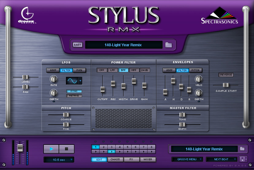 Stylus RMX by Spectrasonics - Realtime Groove Module Plugin VST