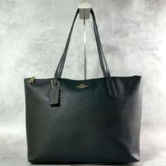 極美品 コーチ シティ トートバッグ ビジネスバッグ ジップ 本革 A4可