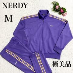 極美品【NERDY】ノルディ ジャージ セットアップ 韓国アイドル 紫 M