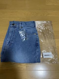 新品 未使用 北欧暮らしの道具店 ストレートデニム Mサイズ ブルー