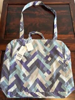 訳あり】▪️トラベラーズバッグ ▪️prism blue mix▪️ミナ