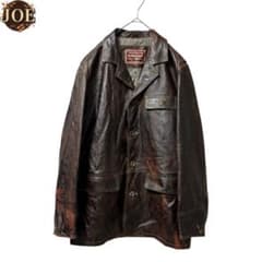 激シブ極上カーフスキンMarlboroClassicsレザージャケットカーコート