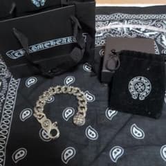 箱付き.布）クロムハーツ、ブレスレットクロス 925刻印有り - メルカリ