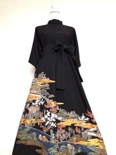 着物リメイクワンピース3722 - メルカリ