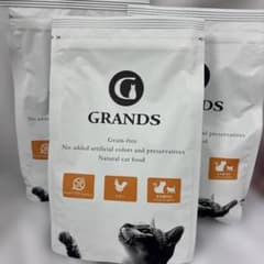 GRANDS グレインフリー （穀物不使用）キャットフード 500g×3袋 - メルカリ