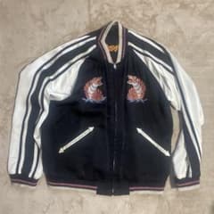 中古】テーラー東洋スカジャン【ジッパー交換修理品】 Lサイズ