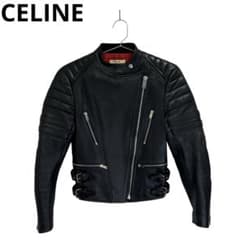 極美品 CELINE ライダース レザージャケット 36 フィービー期 - メルカリ