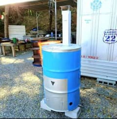 ドラム缶焼却炉 購入前に 説明文を 読みコメントください よろしく