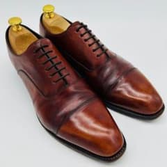 SHETLANDFOX ブライトン ストレートチップ US7 ブラウン 内羽根 - メルカリ