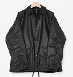 25SS COMOLI ペーパーレザー コーチジャケット Size1 - メルカリ