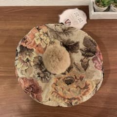 しまむら 新品 くる実 ベレー帽 ゴブラン ノエル・ド・メモワール 帽子