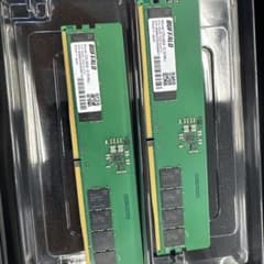 中古】DDR5メモリ32GB(16GB2枚組) D5U48A-S16HMJ - メルカリ