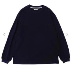 新品）UNIVERSAL PRODUCTS /ロンT/Dネイビー/2025AW② - メルカリ