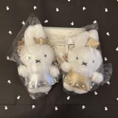 渋谷限定】金銀2つセットmiffy バッグチャームMIIAコラボ ミッフィー