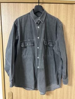 鬼*郎様 コムデギャルソンオム グレータグ デニムワークシャツ