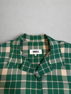 三連休SALE 本日最終】MM6 オープンカラーシャツ！今だけ16,500円