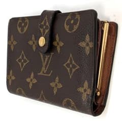 ルイヴィトン モノグラム ビエ ヴィエノワ がま口 折り財布 B33 - メルカリ