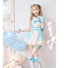 マリームーン 魔法少女 コスプレ ファンシーチェックセーラー ブルー