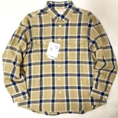 visvim LUMBER L/S リネン×ウール チェックシャツ ベージュ 2 - メルカリ