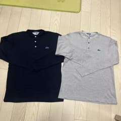 ラコステ シップス別注 ヘンリーネック 2枚セット サイズ2 サーモ