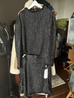 sacaiツィードアシンメトレーワンピースドレス - メルカリ