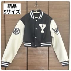 韓国 延世大学 ヨンセ スタジャン ショート丈 クロップド ジャケット