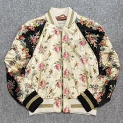 GUCCI 507645 ローズ フラワー 花柄 スカジャン ジャケット - メルカリ