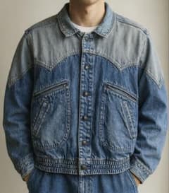GUESS デニムジャケット バックトゥザフューチャー USA製 L マーティ