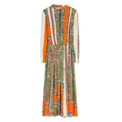 tory burch 鳥柄ワンピース ボタニカル柄 ジャングル柄 - メルカリ