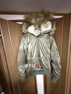 N-2b フライトジャケット 鬼ファー 短丈 平成ギャル y2k 00sグランジ