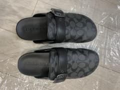 専用】チワワ〜ん様 COACH シグネチャー柄 ミュールサンダル サイズ43