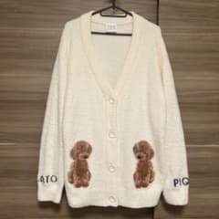 ジェラートピケ 【UNISEX】 トイプードル カーディガン - メルカリ