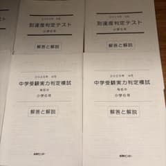能開センター 2025年小6テスト1年分 到達度判定、中学受験公開模試