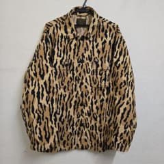 21FW美品WACKOMARIAレオパードアーミーシャツ刺繍Lサイズ - メルカリ