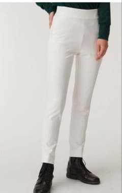 ランバンスポール ホワイトスリムフィットパンツ42 - メルカリ