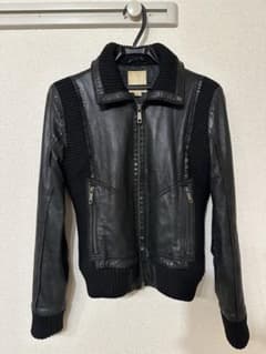 59b3d454様専用DIESEL ディーゼル ラムレザージャケット - メルカリ