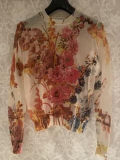 ドリスヴァンノッテン DRIES VAN NOTEN 花柄 カットソー シアー - メルカリ