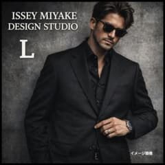 イッセイミヤケデザインスタジオ】ジャケット L ブラック テーラード