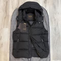 新品未使用◎MOORER FIRE-WK 高級ダウンベスト 46 M BLACK - メルカリ